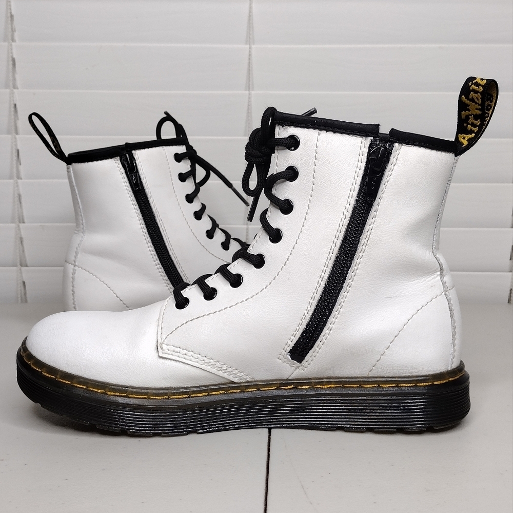 Dr. Martens Zavala Goth Punk Whimsigoth Side Zip Lace Up Combat Ankle Boots Sz 5 - Picture 7 of 15